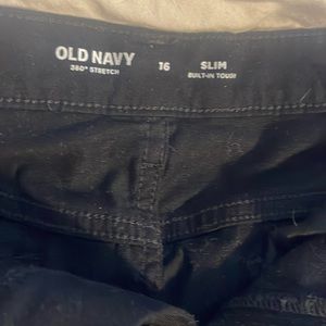 Old Navy Boys Jeans size 16 Slim Black